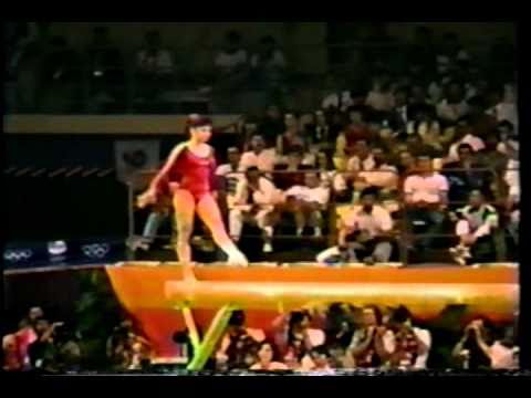 4th T USA Kelly Garrison BB - 1988 Olympic Games 9.800