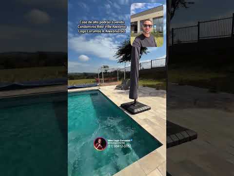 Casa de alto padrão à venda no Condomínio Real Ville Alexânia no Lago Corumbá 4 em Alexânia/GO