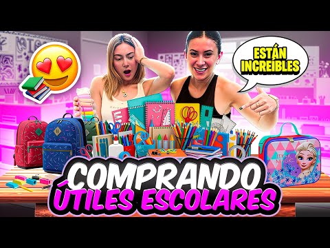 COMPRANDO ÚTILES ESCOLARES 📚✏️ | Hermanas JM
