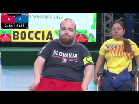 World Boccia Championships 13.12.2022. Final SLOVAKIA vs. COLOMBIA (BC4)
