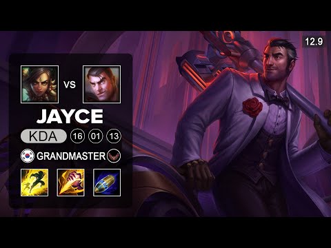 Jayce vs Nidalee Jungle - KR Grandmaster - Patch 12.9 Season 12