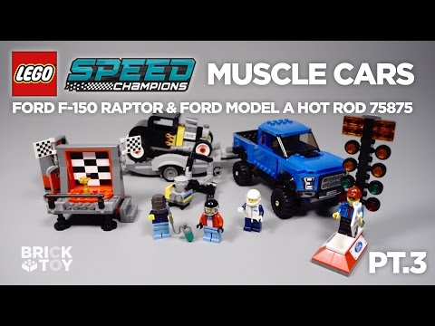 Vidéo LEGO Speed Champions 75875 : Ford F-150 Raptor et le bolide Ford Modèle A