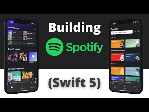 Building Spotify App in Swift 5 - 2022 (Trailer) - iOS Academy