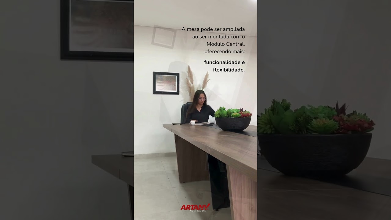 Thumbnail do vídeo - Mesa de Reunião Modular Y37 - Freijó/Branco