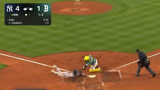 Jazz Chisholm Jr. wasn't tagged & still called out, but was the correct call?