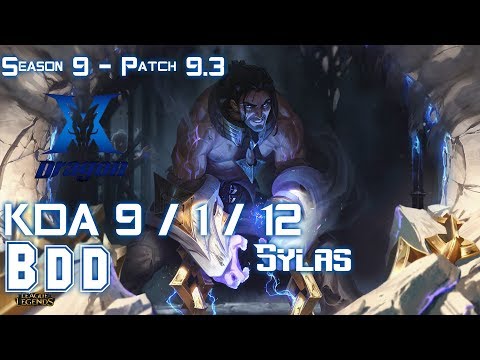 KT BDD SYLAS vs ZOE Mid - Patch 9.3 KR Ranked
