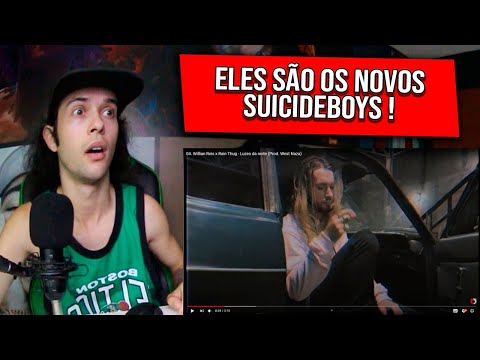 (OS SUICIDEBOYS VOLTARAM 🔥) REAGINDO a Willian Reis x Rain Thug - Luzes da noite - REACT/REAÇÃO