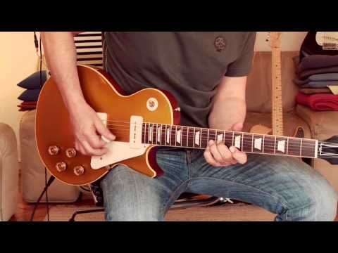 Gibson Custom 1954 Les Paul Standard Historic '54 Reissue Goldtop VOS Antique Gold image 19