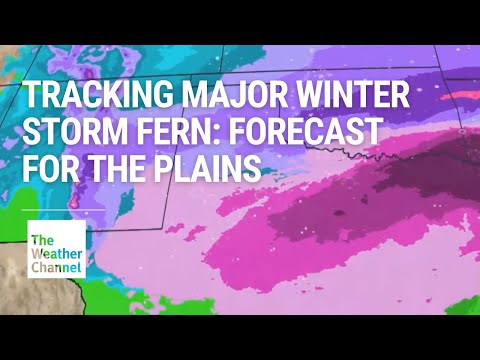 WINTER STORM FERN: Severe Snow and Ice Threats Targeting the Southern Plains | The Weather Channel