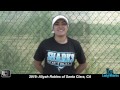 2019 Aliyah Robles Catcher and Third Base Softball Skills Video - San Jose Lady Sharks