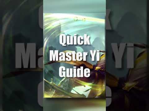 Master Yi Quick Guide