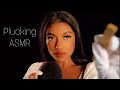 ASMR | FAST Plucking & Snipping Away Your Anxiety (Inaudible + Mouth Sounds)