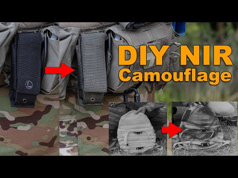Paint your Tactical Gear! - How to do NIR Camo yourself - Infrared Camouflage DIY