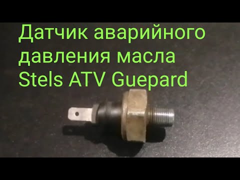 Как проверить датчик аварийного давления масла STELS GUEPARD
