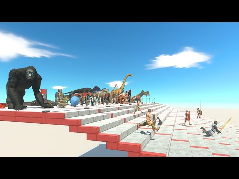 Stairs Race - Animal Revolt Battle Simulator