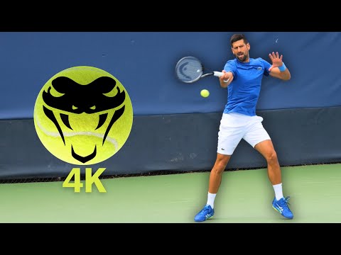 Novak Djokovic SMASHING Forehand in 4K | Tennis Practice 2025
