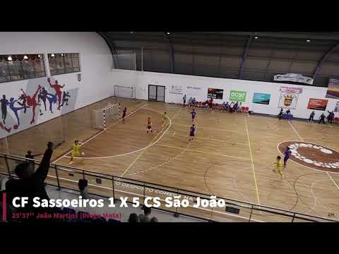 Resumo: 4ª Jorn. 2ª Divisão Sub'19: CF Sassoeiros 2 vs. 7 CS São João