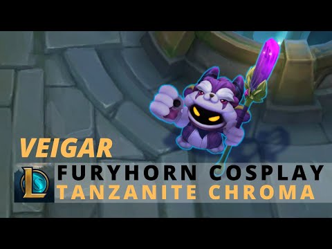 Furyhorn Cosplay Veigar Tanzanite Chroma - League Of Legends