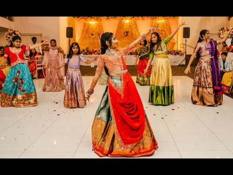 Aashritha Half Saree Dance Medley - Chukkallo unde Kundelu, Shape of you, Levitating & Abhi to party