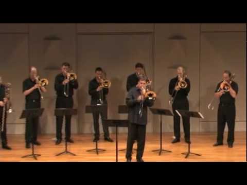 Ben van Dijk ( basstrombone ) and the ITE play Capriccio-Verhelst