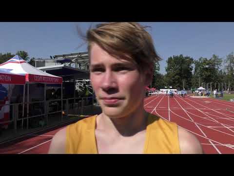 Jiří Pavel Češka po 800 m na MČR žactva 2019