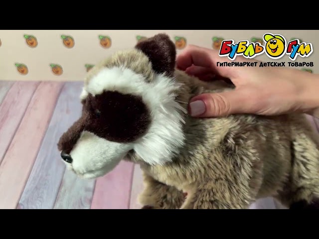 Игрушка мягкая Leosco Енот - видео
