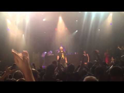 Skream&Benga + Plastician @ NYC 2012 - stage diving