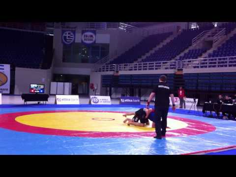 KARYPIDIS GRE VS IRAN ABBASIROUSHAN SUBMISSION -84kg