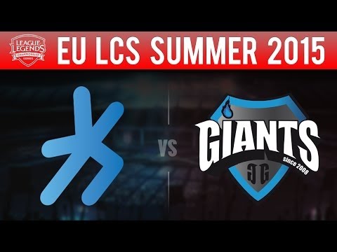 H2K vs GIA  - League Of Legends - EU LCS 2015 Summer W4D2