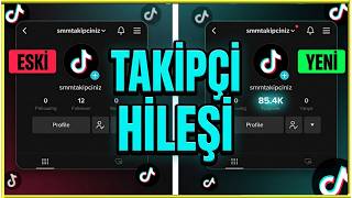 ÜCRETSİZ TİKTOK TAKİPÇİ KASMA HİLESİ - %100 GERÇEK TİKTOK TAKİPÇİ HİLE