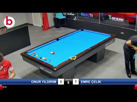 ONUR YILDIRIM & EMRE ÇELİK Bilardo Maçı - 