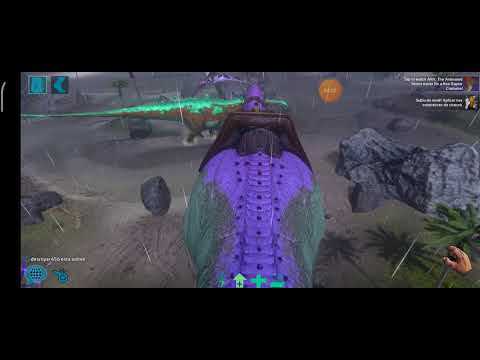 se preparando para domar um Rex no Ark survival