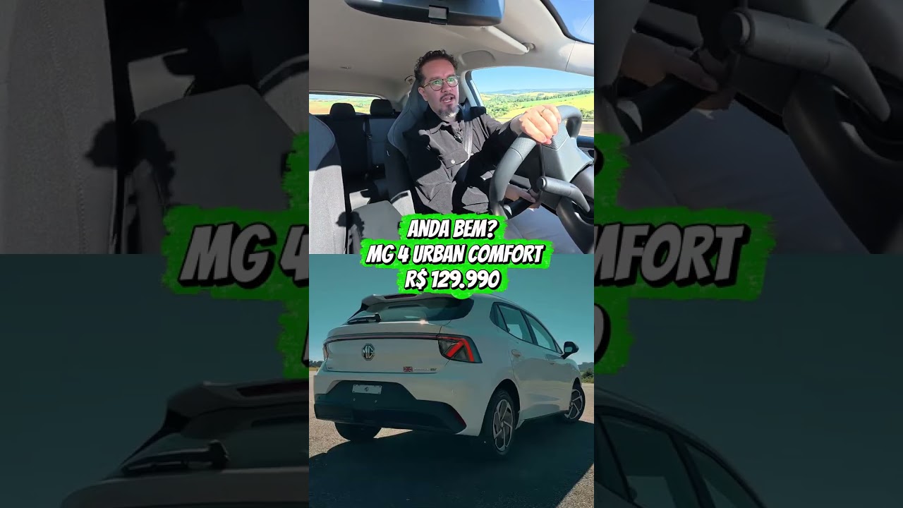O MG4 URBAN É BOM DE CURVA? 👀🚘