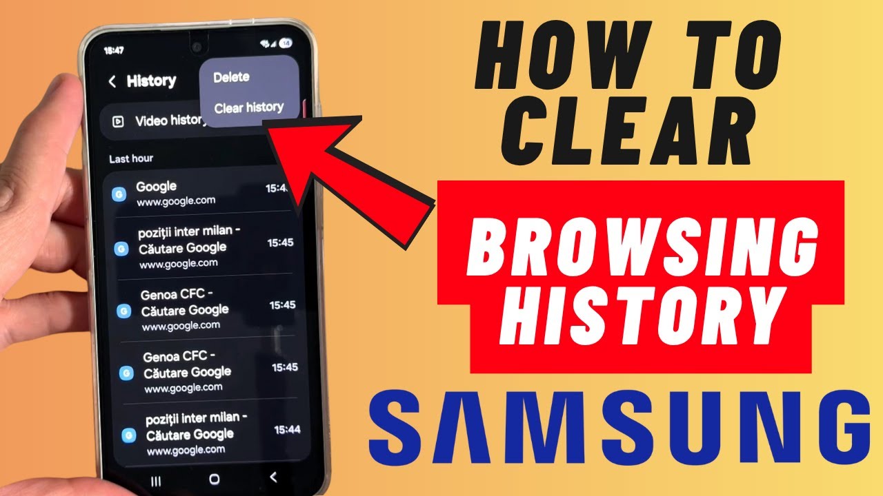 How to Clear Browsing History on Samsung