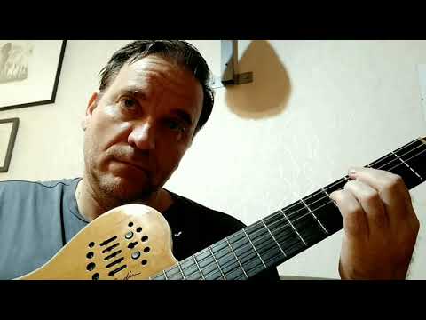 Seventh chords with walking bass (Easy walking bass lesson with tabs)
