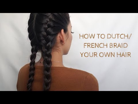 HOW TO DUTCH/FRENCH BRAID YOUR HAIR ON YOUR OWN | YADIRA Y. thumnail