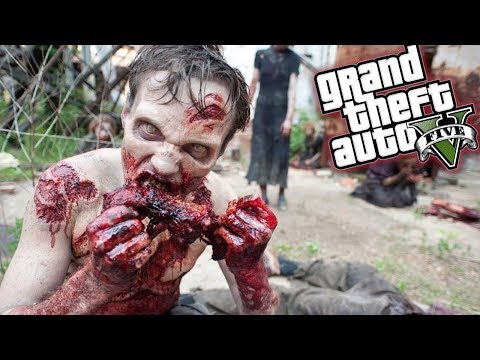 GTA 5 ZOMBİ KIYAMETİ #2 Askeri Üsse Giremedik