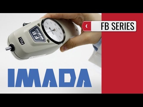 IMADA FB series: Dial Force Gauge (product video presentation)