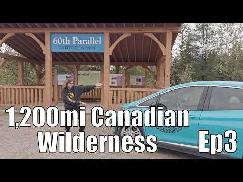 Ep 3: Alaska Hwy | 1,200 Miles EV Remote Canadian Road Trip | Bolt to the Arctic