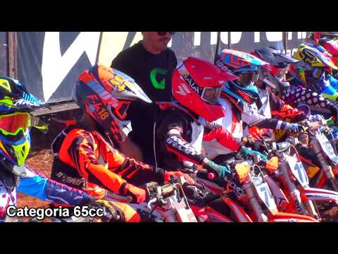 Disputa intensa na 65cc - 3a etapa Campeonato Paranaense de Motocross