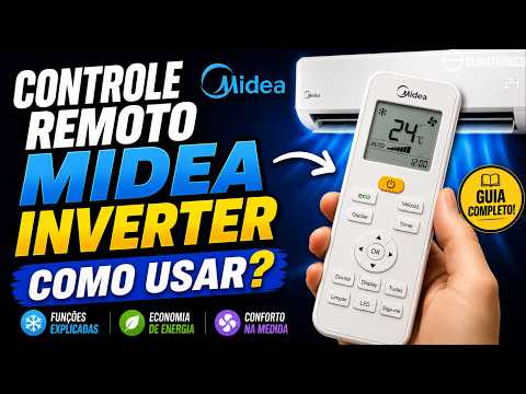 Vídeo: Controle Remoto Midea Inverter: Guia Prático com 8+ Testes