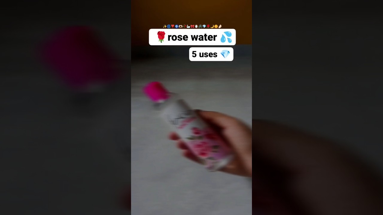 5 rose water uses🌹#shorts #rose #rosewater #music #glowbeauty #song #skincare #skincaretips#makeup