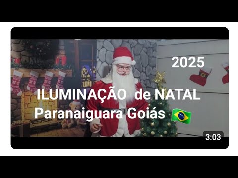 Paranaiguara Goiás, 2025  Imagens da iluminação de Natal - 2397