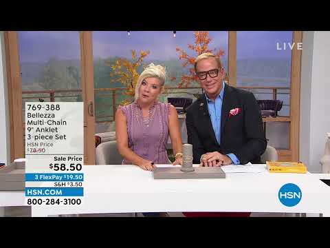 Bellezza – Fußkettchen-Set mit 23 cm langen Ketten in Bronze, 3-teilig