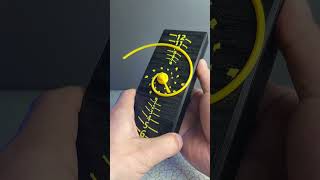 3D Printed golden spiral clock #3DPrinting  #Shorts #Satisfying #Trending #CoolGadgets