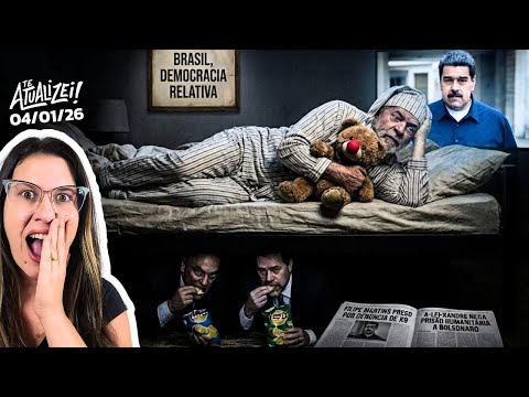 A QUEDA do DITADOR e a preocupação do Dilmo, a prisão ilegal e o caso master (que nao vai parar)