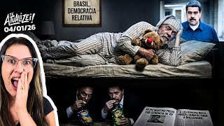 A  QUEDA do DITADOR e a preocupação do Dilmo, a prisão ilegal e o caso master (que nao vai parar)