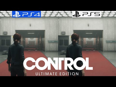 Control Ultimate Edition PS4 vs PS5 - Graphics Comparison - Framerate - 4K - 60FPS - Loading Times