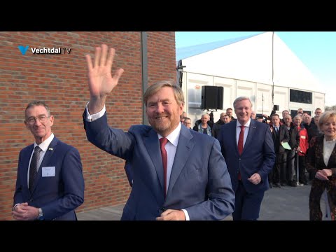 Koning Willem Alexander opent multifunctionele accommodatie in De Krim