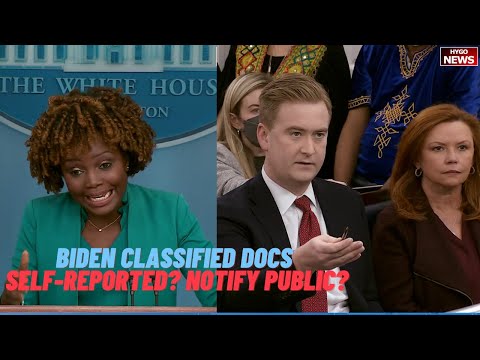 Biden classified docs self-reported? Why only one night? Internal Meetings? Notify Public?